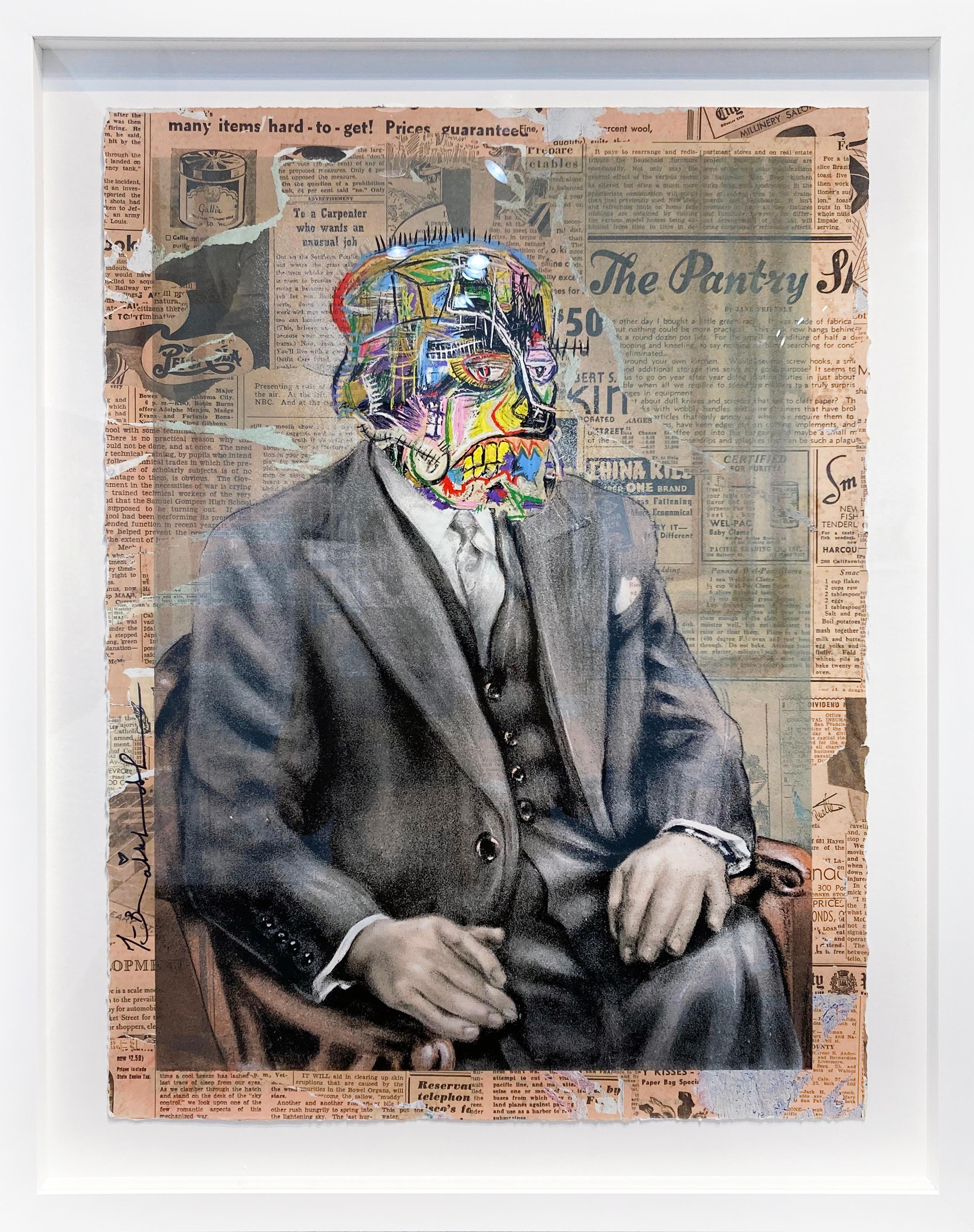 The Portrait - Mixed Media Art by Mr. Brainwash