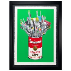 "Tomato Pop (Green)" Framed Limited Edition Hand-Finished Silk Screen