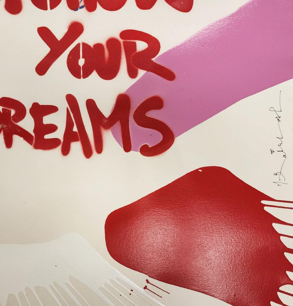 Mit all meiner Liebe (Streetart), Mixed Media Art, von Mr. Brainwash