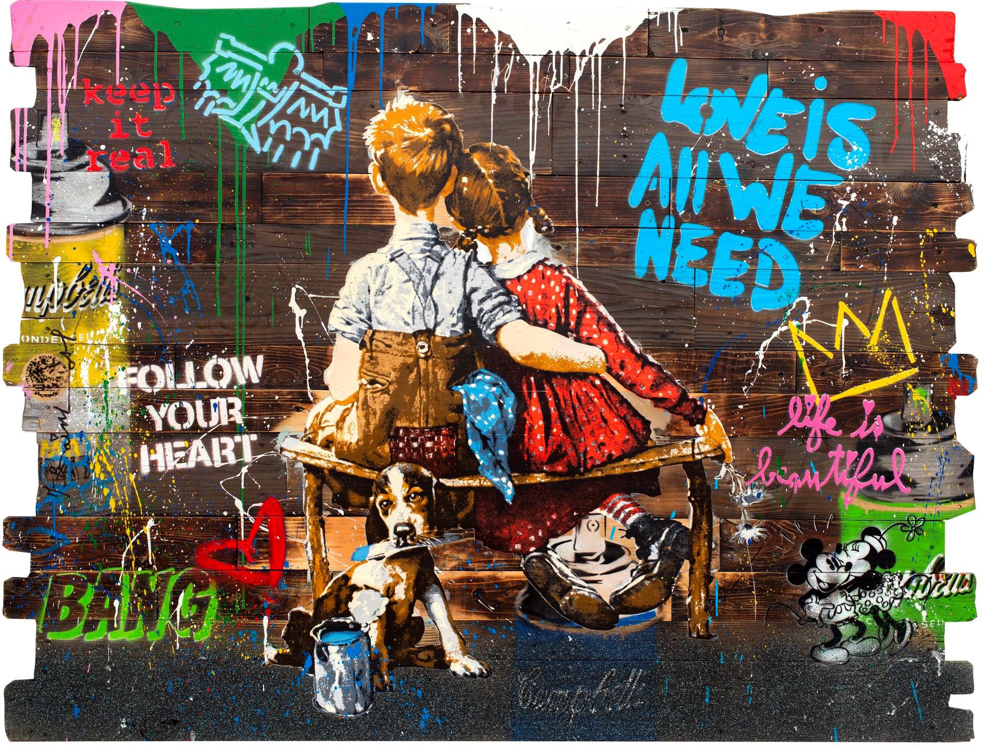 Work Well Together, 2023 - Mixed Media Art by Mr. Brainwash