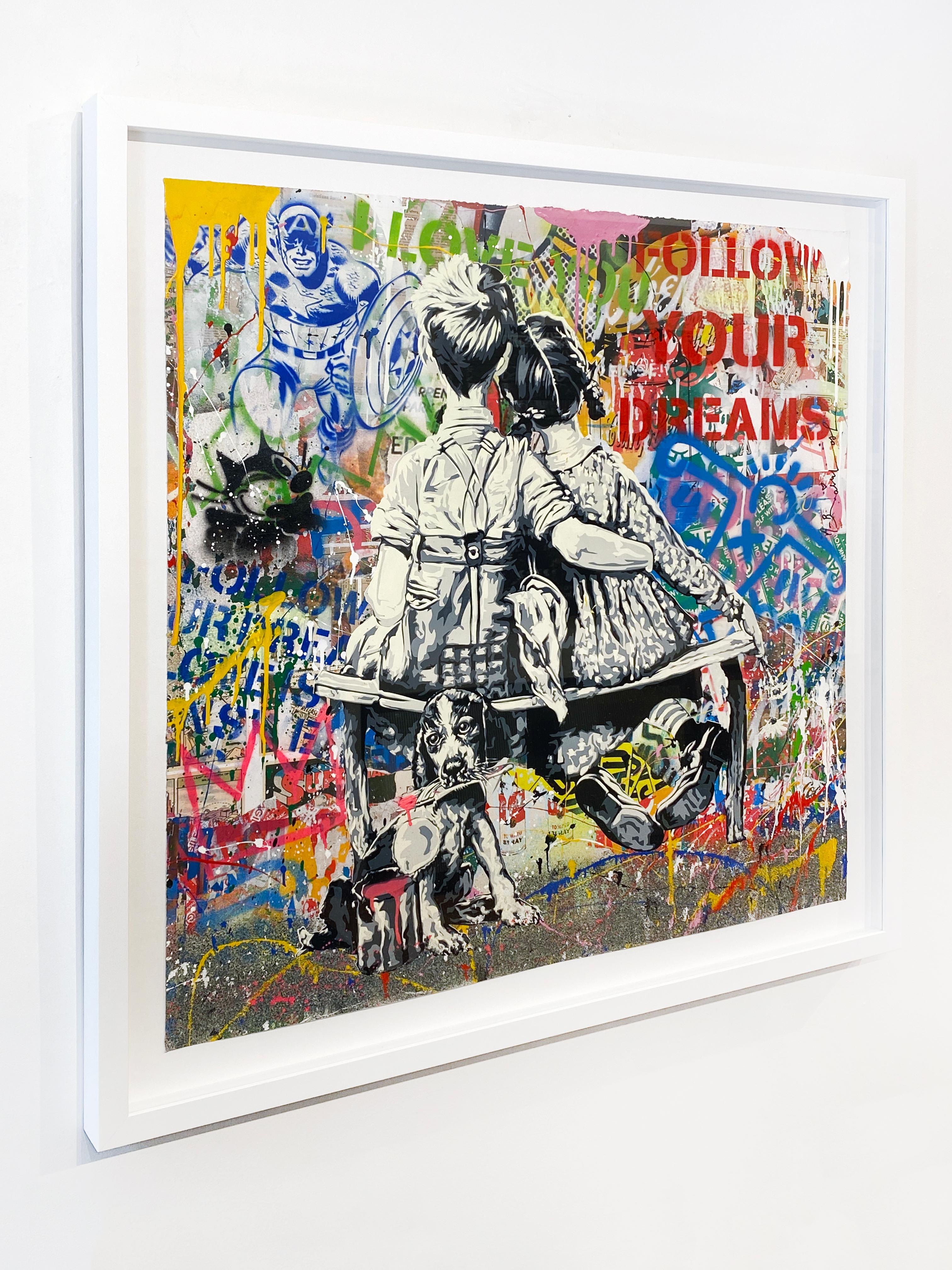Work Well Together - Street Art Mixed Media Art by Mr. Brainwash