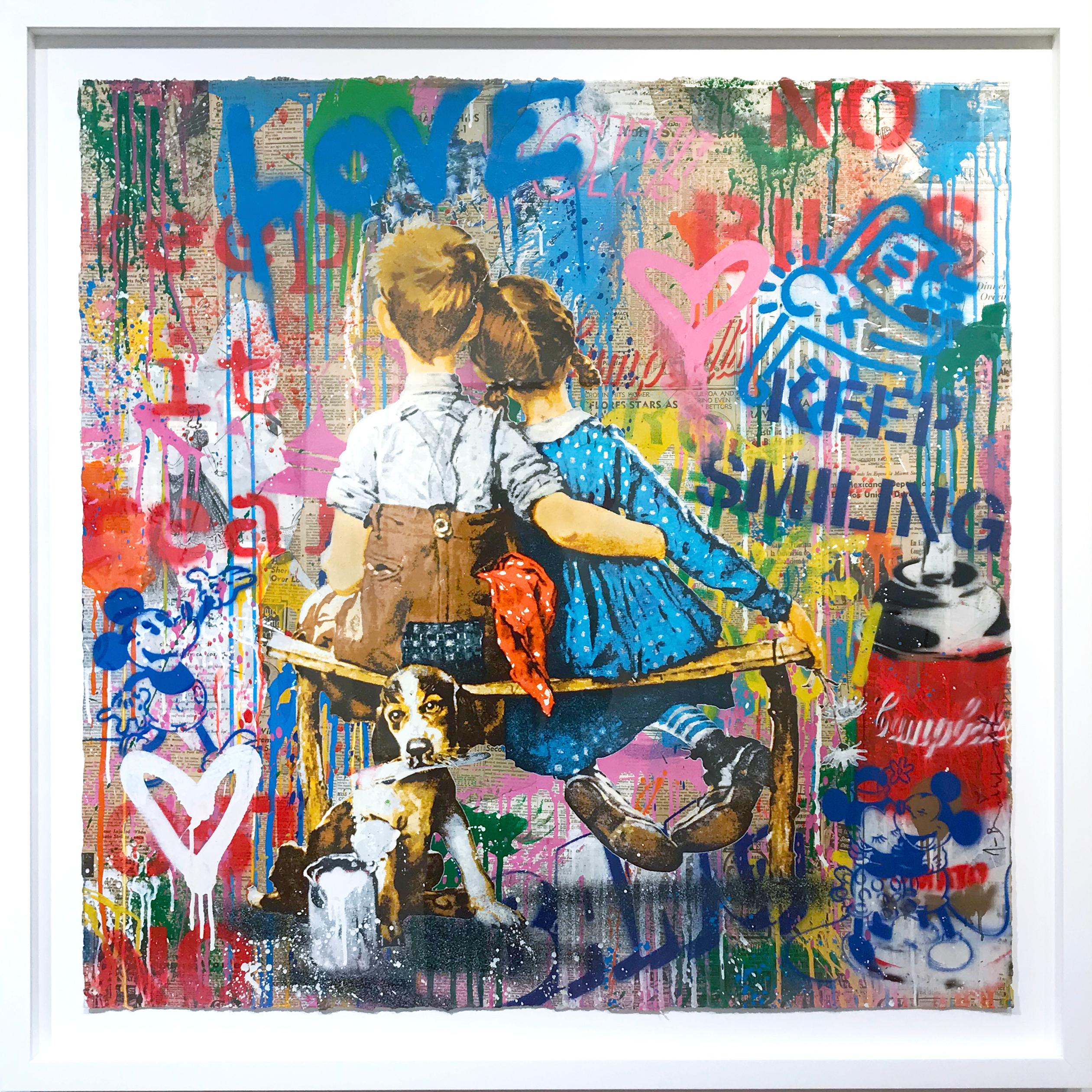 Work Well Together - Mixed Media Art by Mr. Brainwash