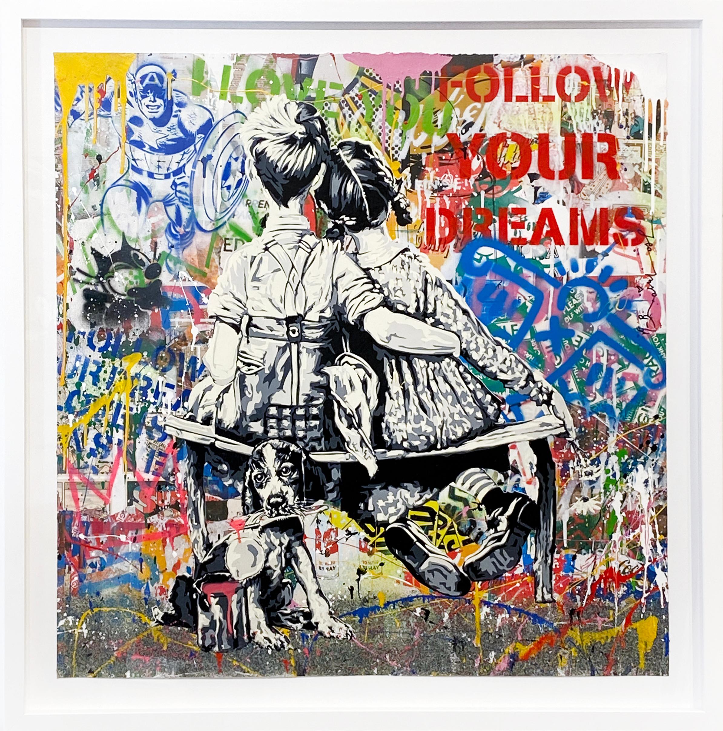 Work Well Together - Mixed Media Art by Mr. Brainwash
