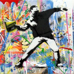 Banksy Thrower (7) by Mr. Brainwash