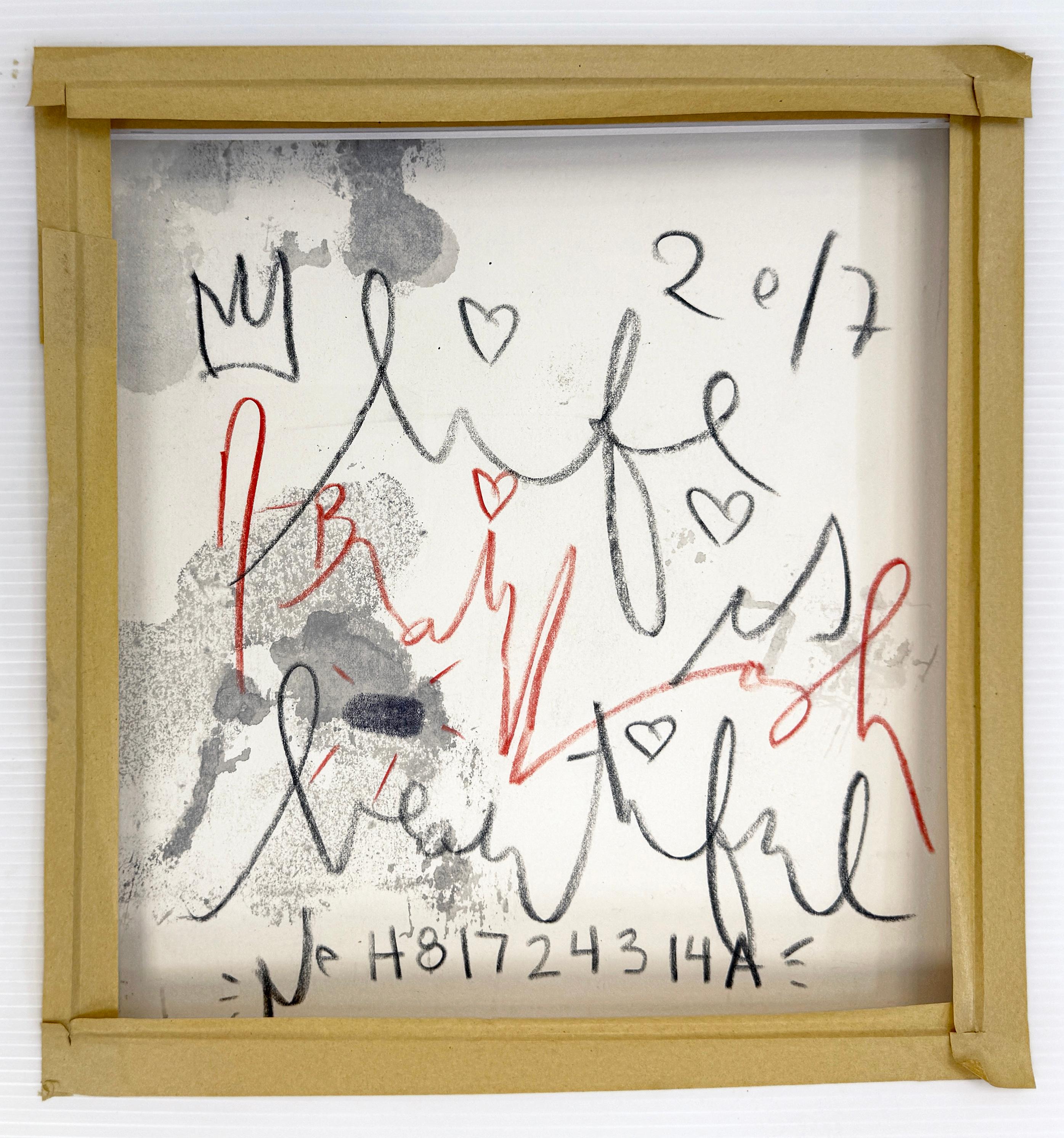 Everyday Life (Originalgemälde auf Papier) im Angebot 1