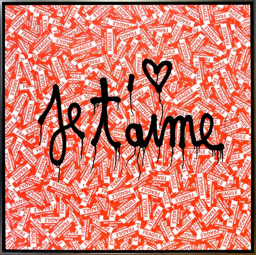 Je t'aime - Painting by Mr. Brainwash
