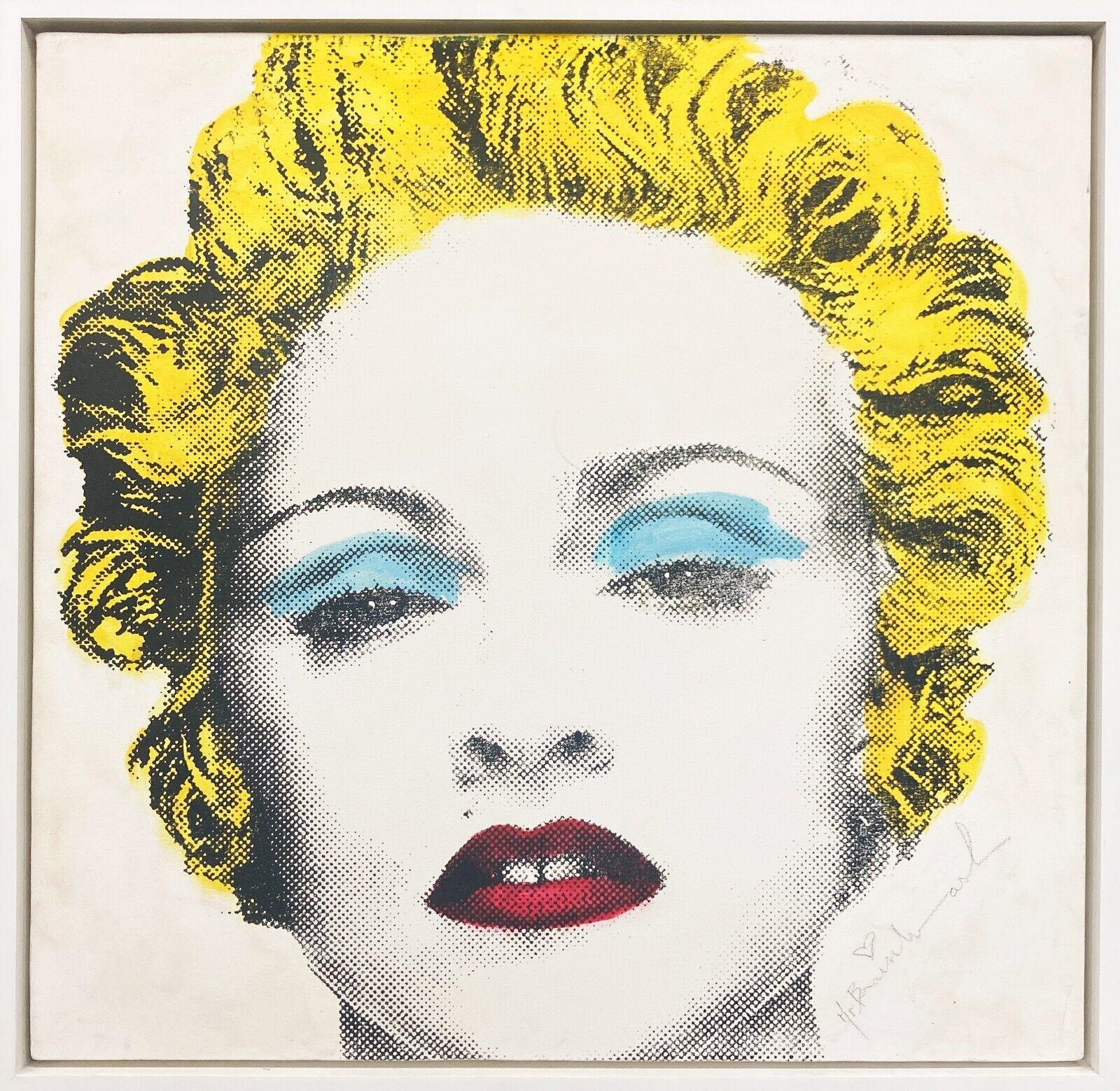 Mr. Brainwash Portrait Painting - Madonna - Original painting on canvas