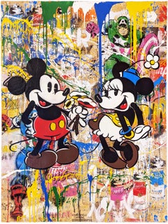 Mickey & Minnie (original enorme sobre papel)
