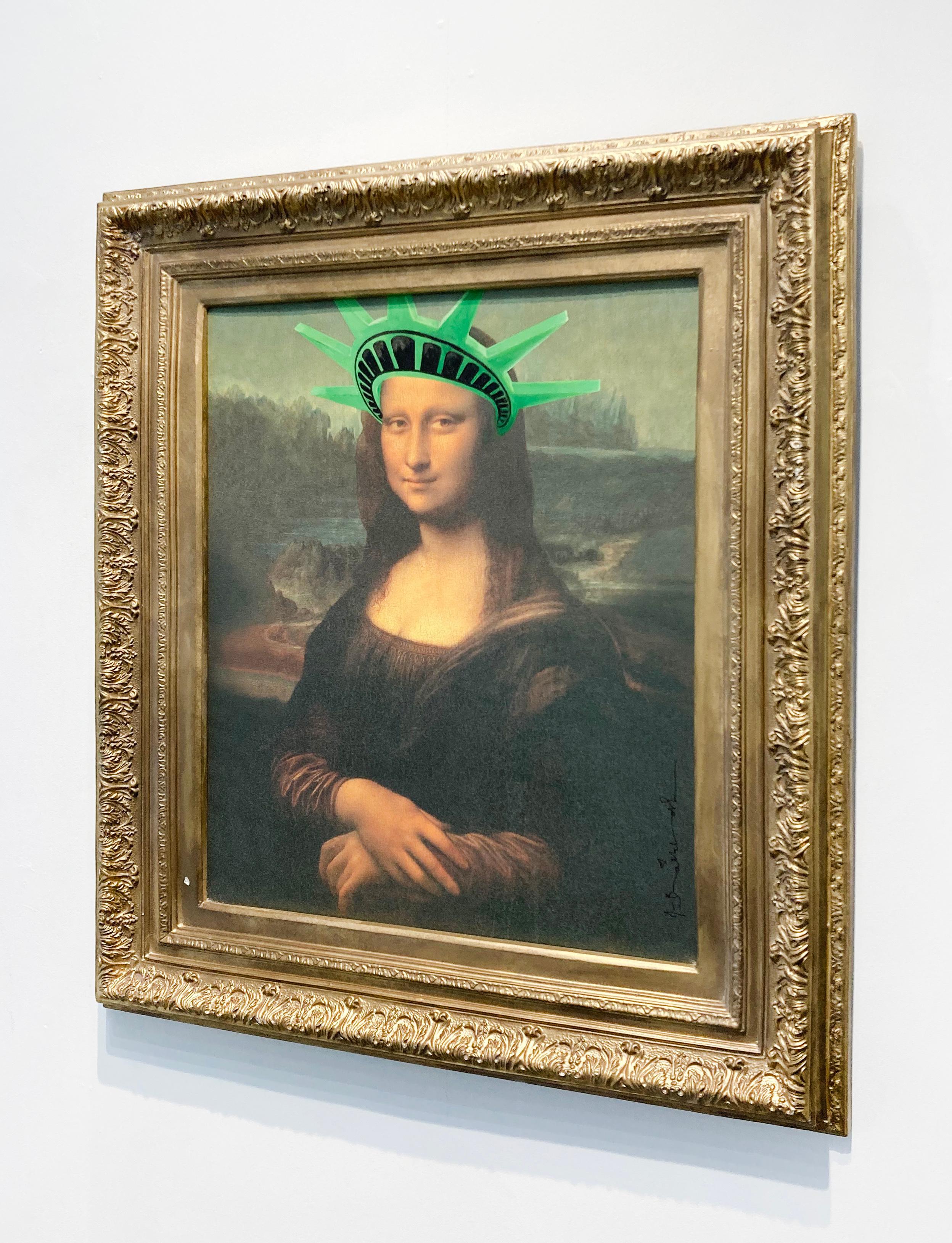 Monalisa - Painting Street Art di Mr. Brainwash