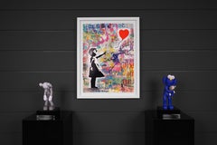 Mr. Brainwash, Balloon Girl (Unique Painting), 2020