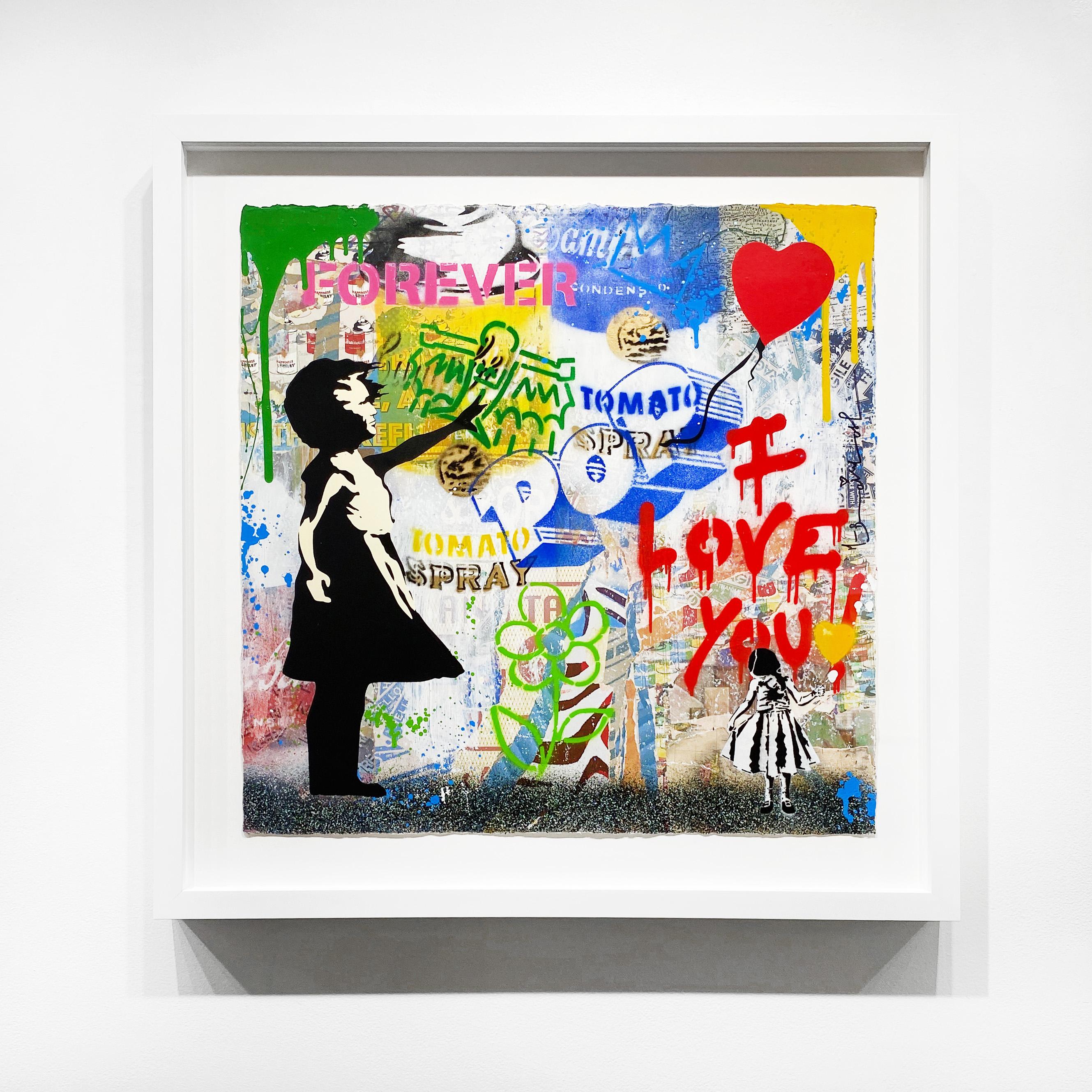 La fille aux ballons - Print de Mr. Brainwash