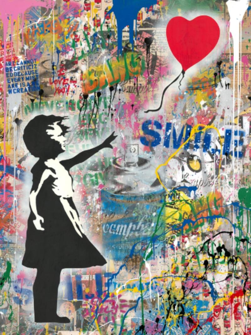 Balloon Girl Large - Print by Mr. Brainwash