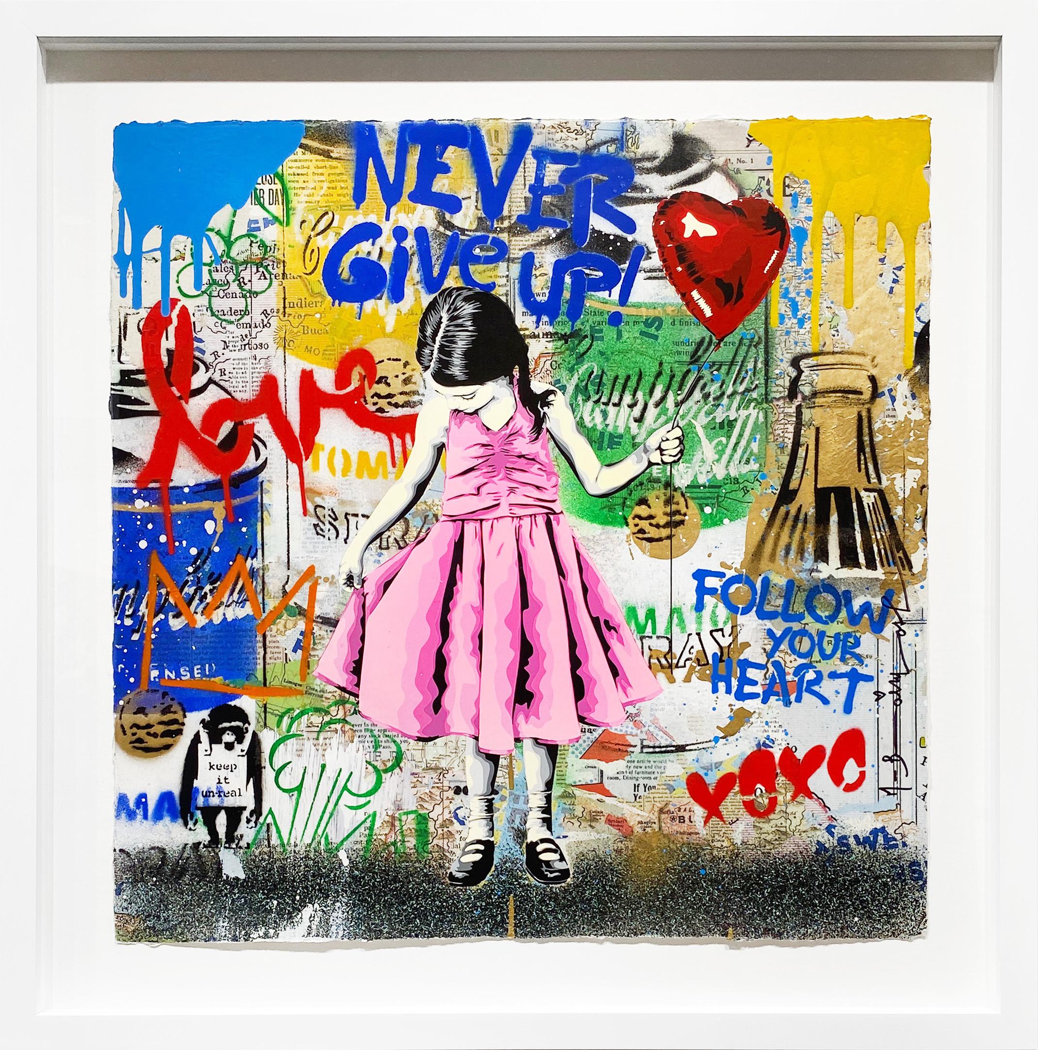 Figurative Print Mr. Brainwash - Belle fille