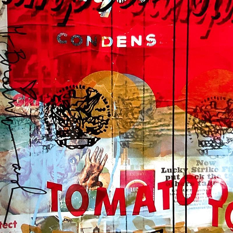 Maßgefertigter gerahmter Teller „Brainwash Spray“ Signierte Offset-Lithographie (Zeitgenössisch), Mixed Media Art, von Mr. Brainwash