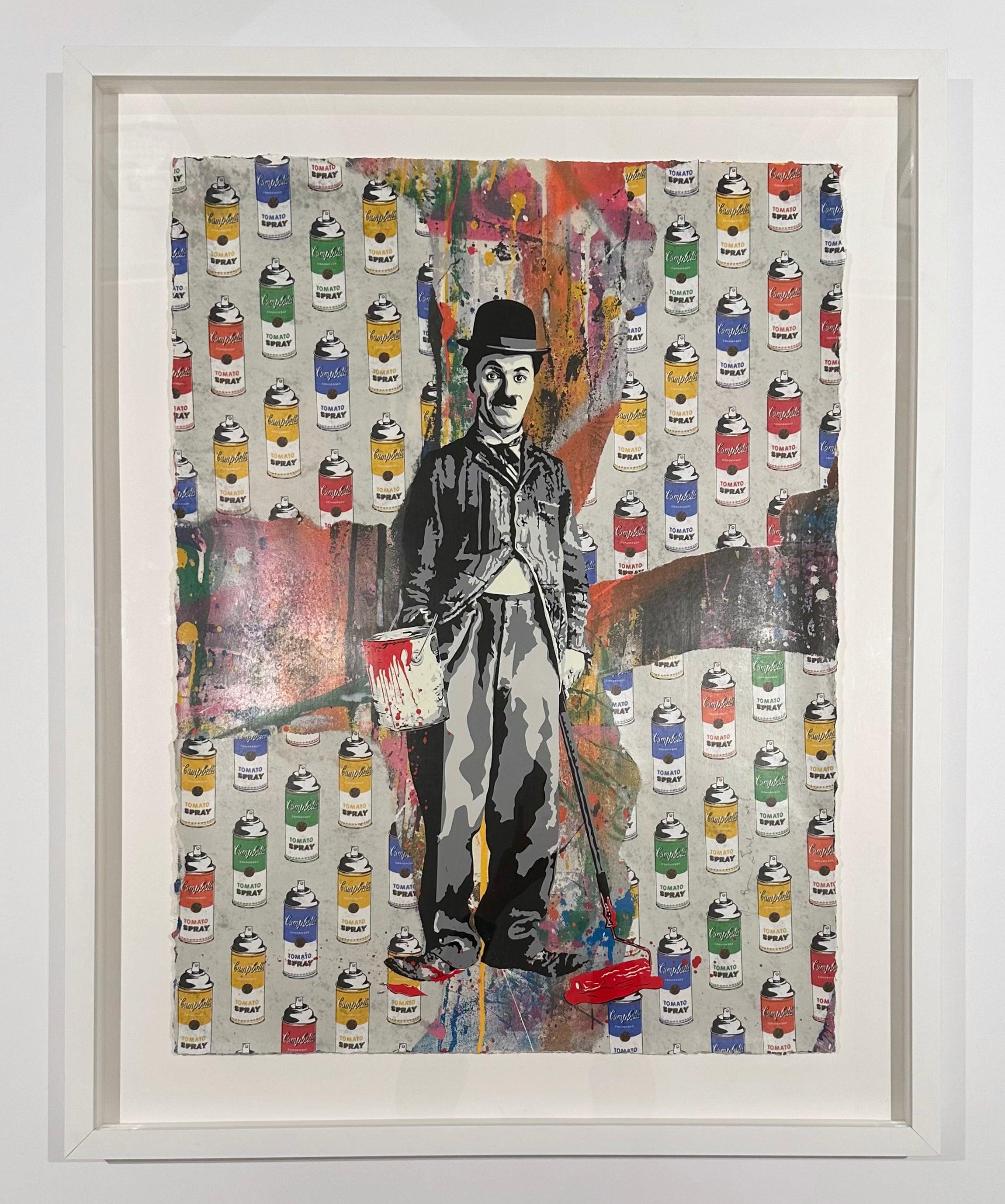 Charlie Chaplin - Print by Mr. Brainwash