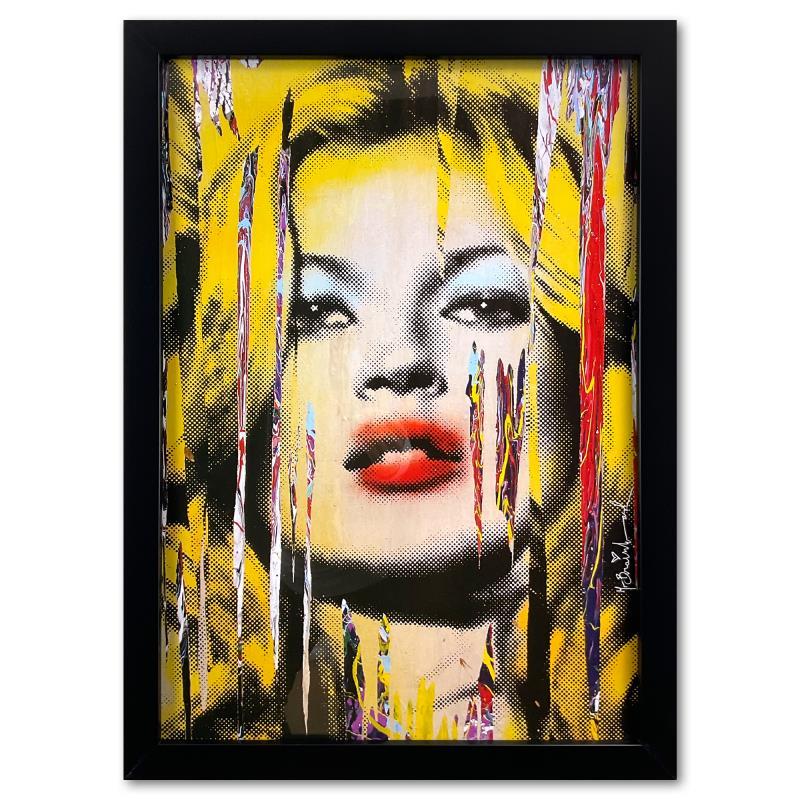 Custom Framed Plate Signed Offset Lithograph - Mixed Media Art by Mr. Brainwash