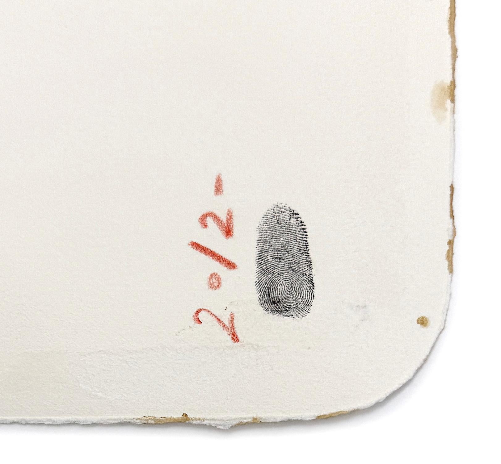 Dream (rare sérigraphie encadrée et finie à la main) - Noir Figurative Print par Mr. Brainwash