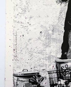 Eternité (rare sérigraphie encadrée et finie à la main)