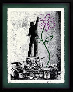 Eternité (rare sérigraphie encadrée et finie à la main)