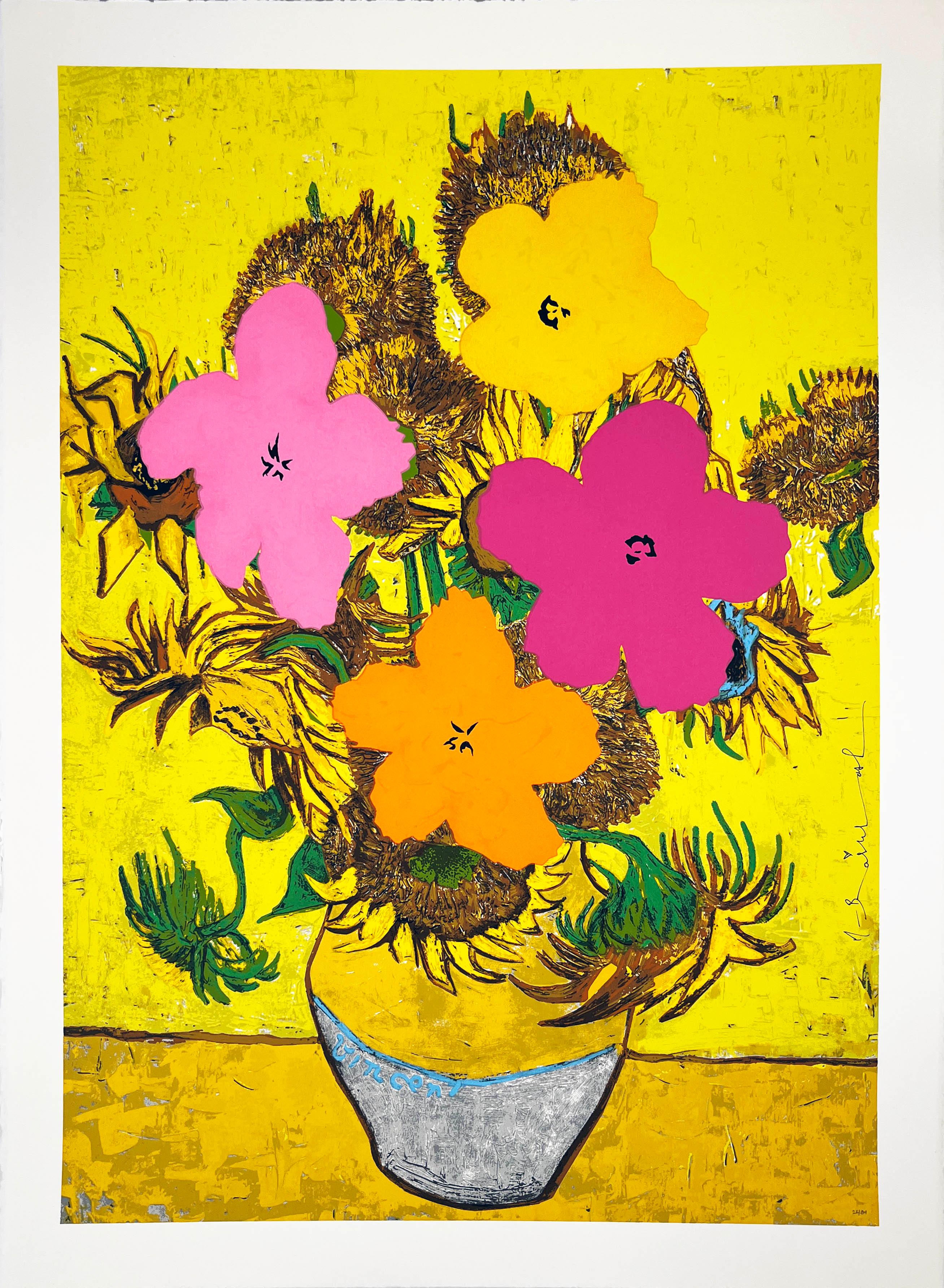 Flower and Sun - Print by Mr. Brainwash