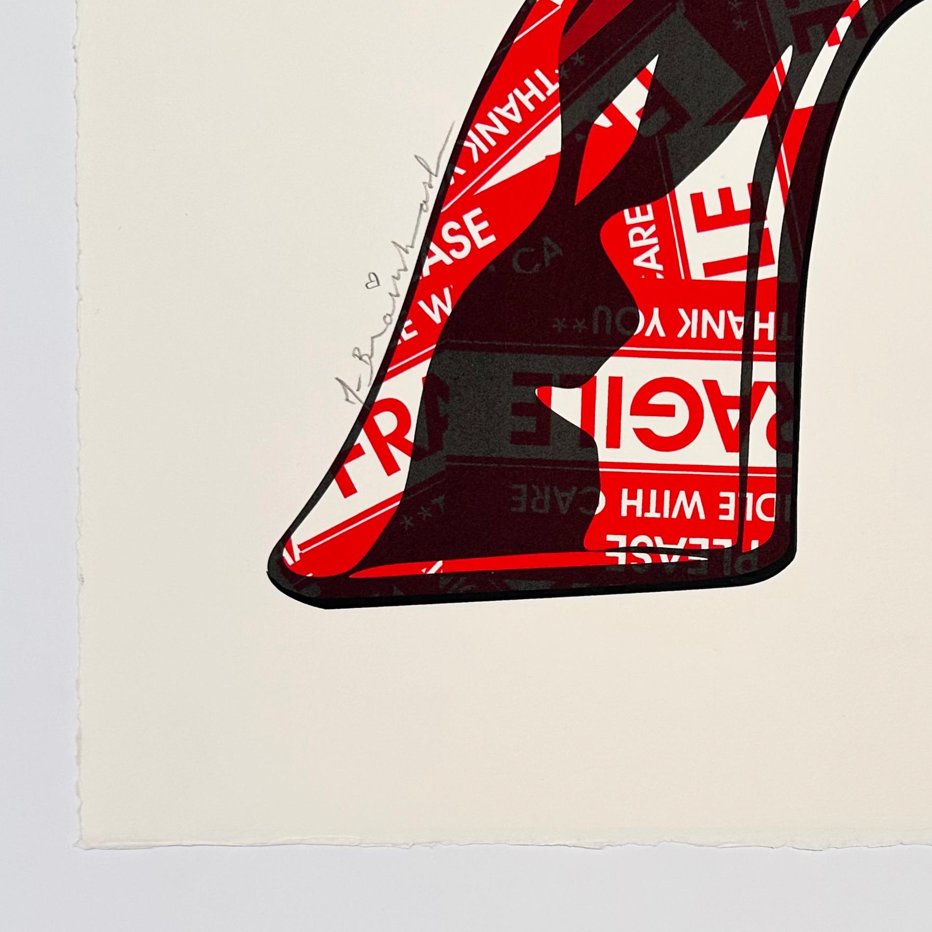 Frágil - Print Contemporáneo de Mr. Brainwash