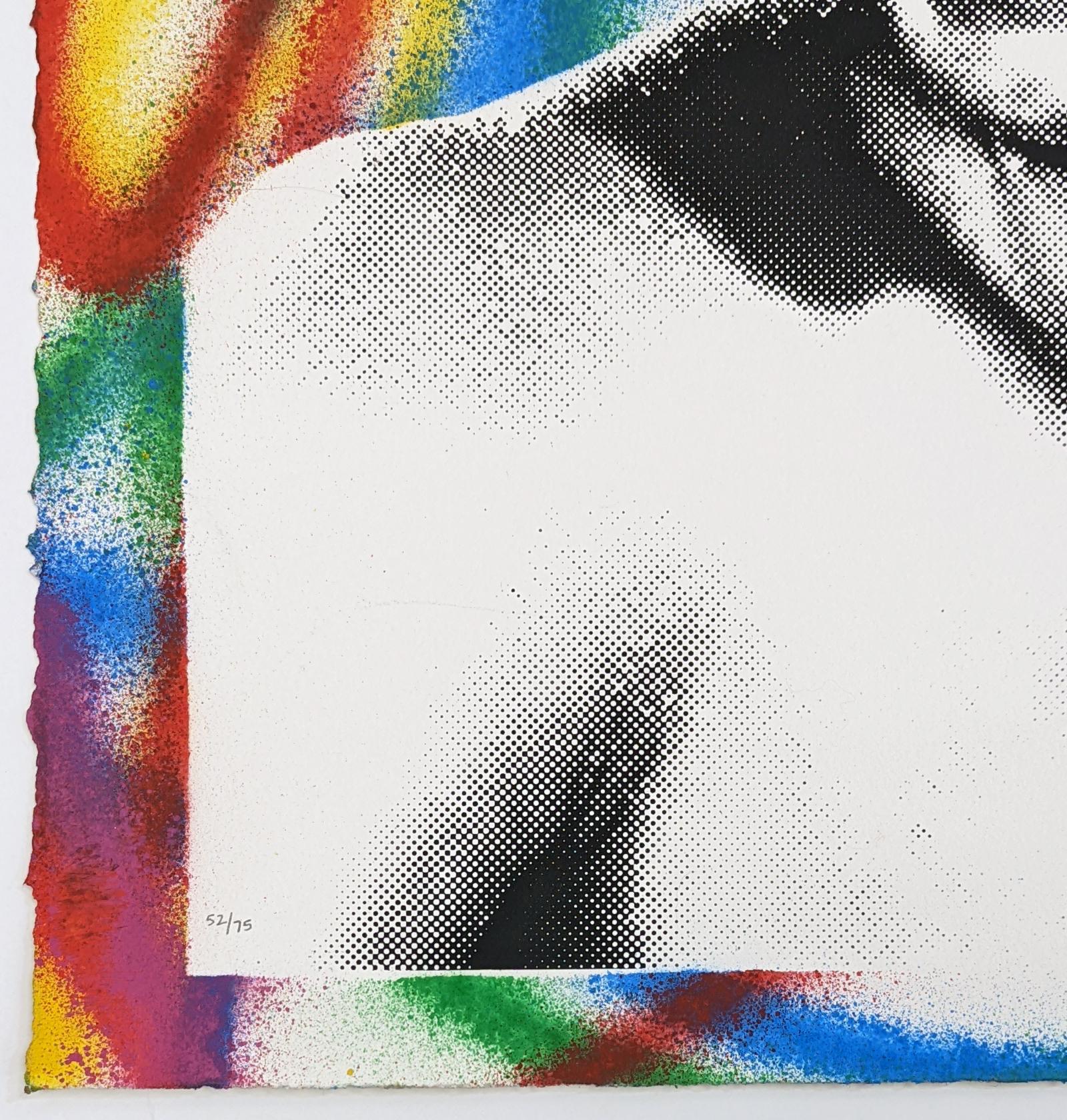 LEGENDÄRE ALI (Streetart), Print, von Mr. Brainwash