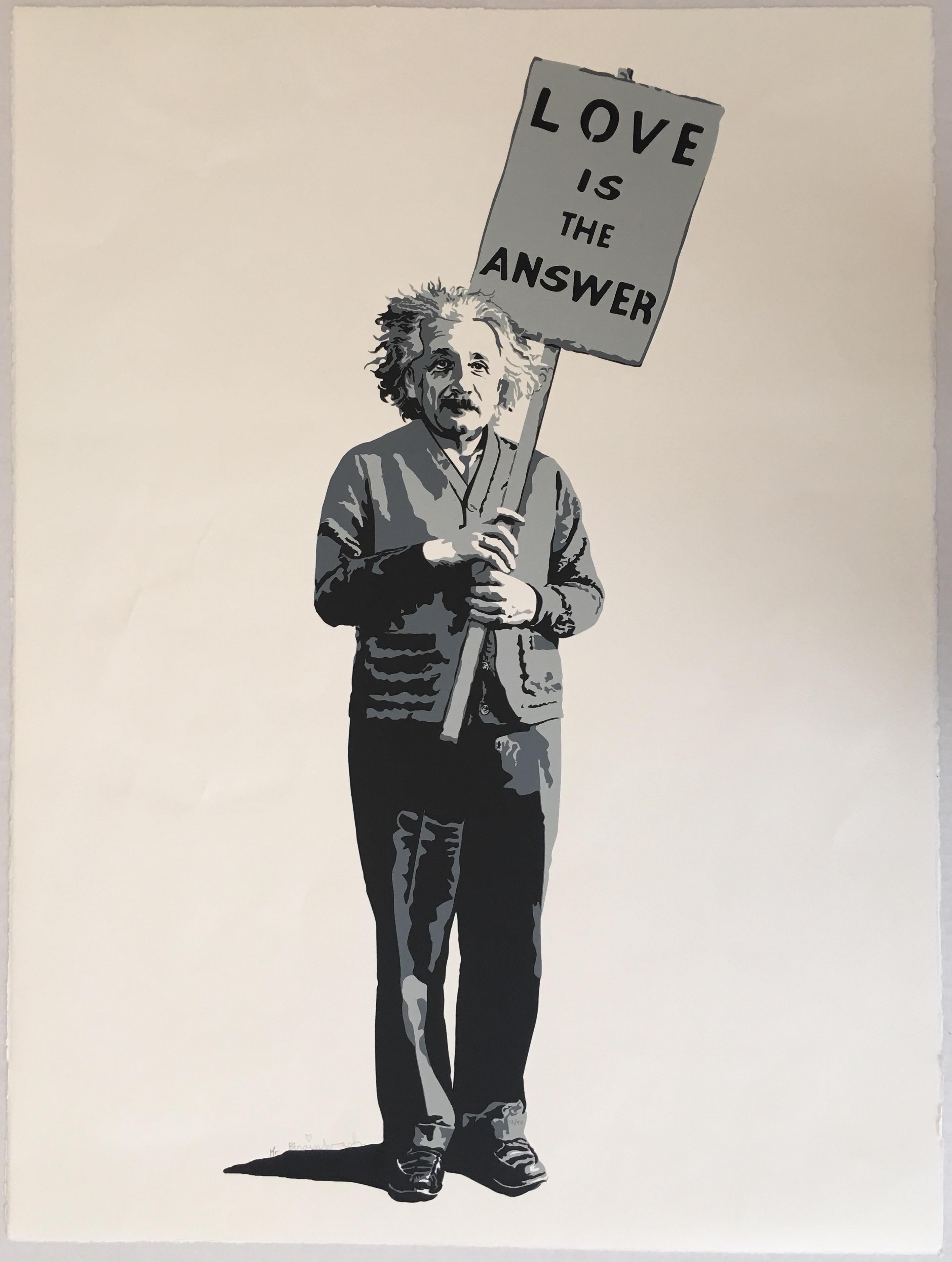 Mr. Brainwash Figurative Print - Love is the Answer