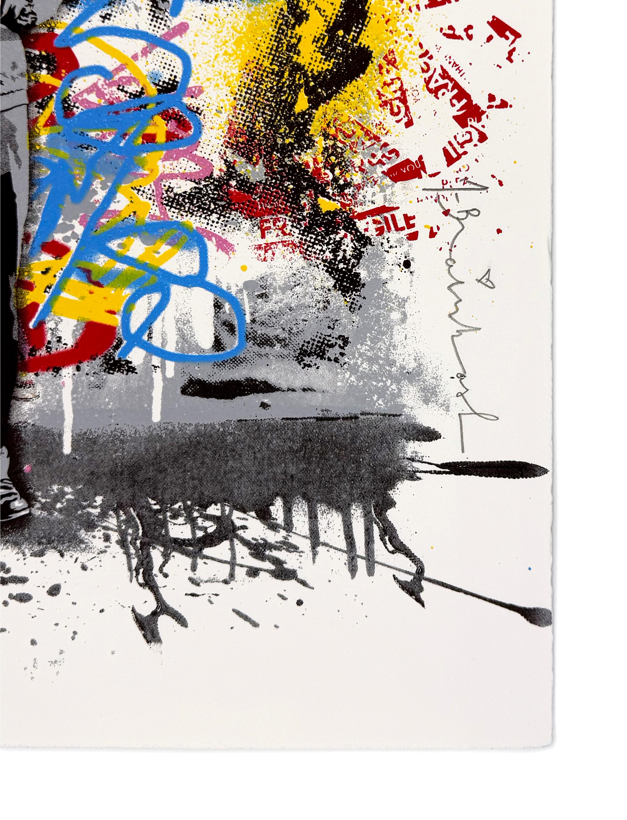 Love Is The Answer (framed hand signed screen print) - Street Art Print by Mr. Brainwash