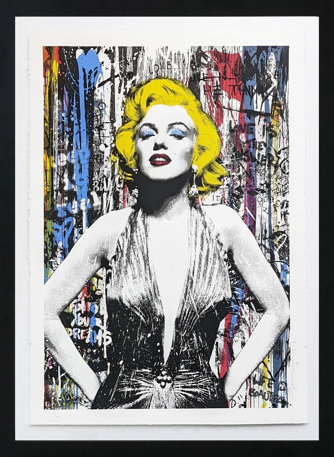 Marilyn For Ever Serigrafía, Edición Firmada de 95, 2021, Enmarcada