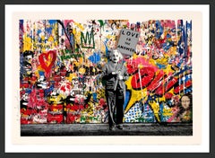 M=BW² - Collage (framed hand signed screen print)