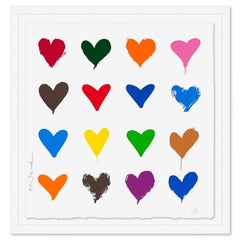 Mr. Brainwash, "All You Need is HE[ART] " Edizione limitata incorniciata