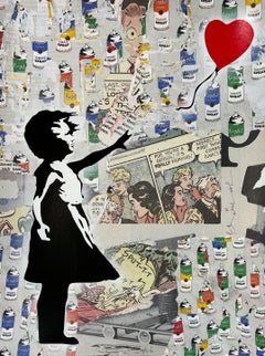 Mr. Brainwash Balloon Girl