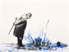 Mr. Brainwash GLITCH - BLUE Screenprint, Signed Edition