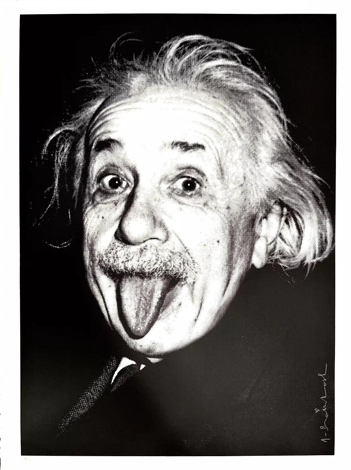 Mr. Brainwash Figurative Print - Mr Brainwash - Happy Birthday Einstein - 2018