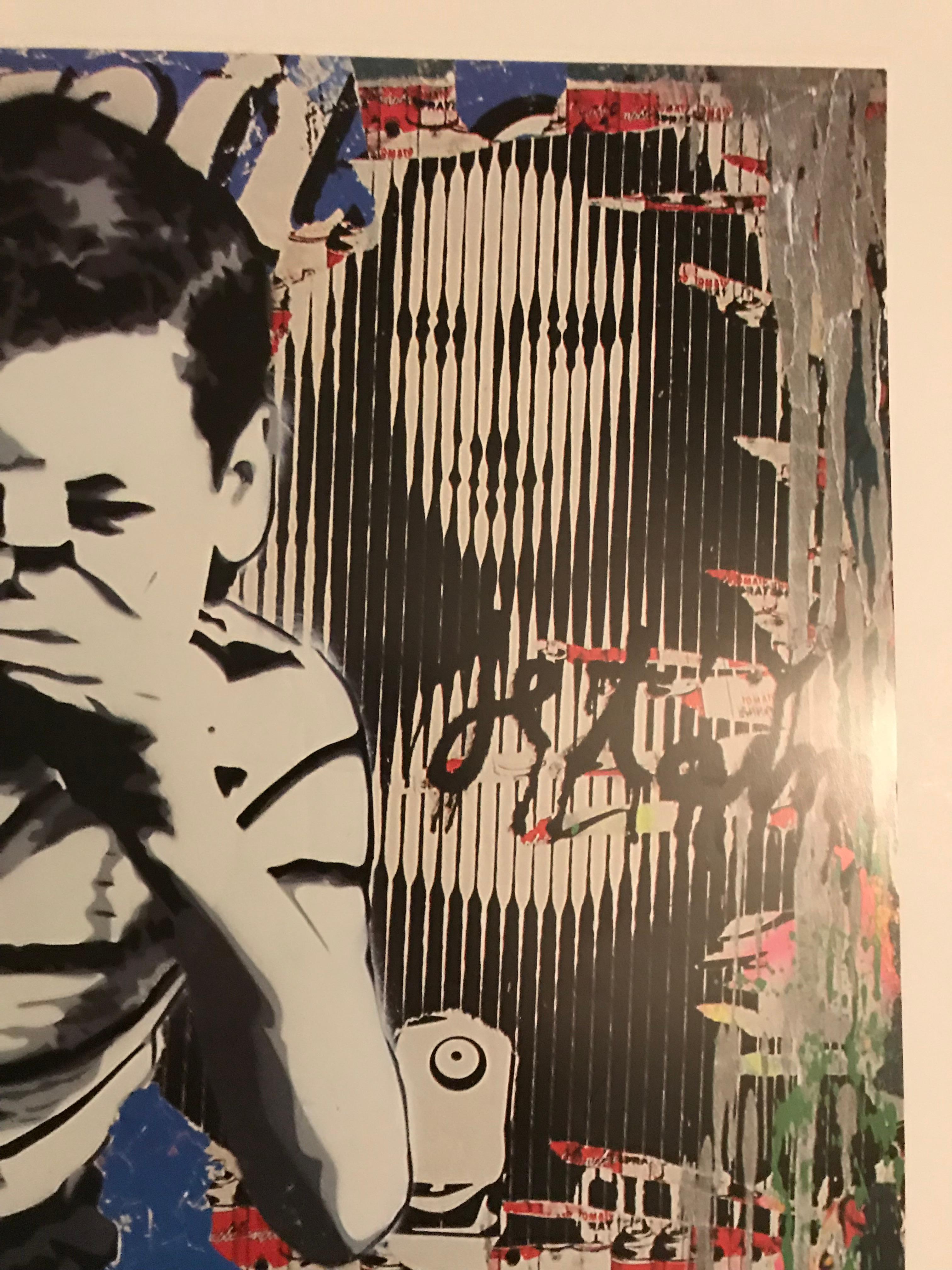 Mr. Brainwash Kate Moss Camera Lithograph Hand Signed NYC ICON'S Street Show en vente 6