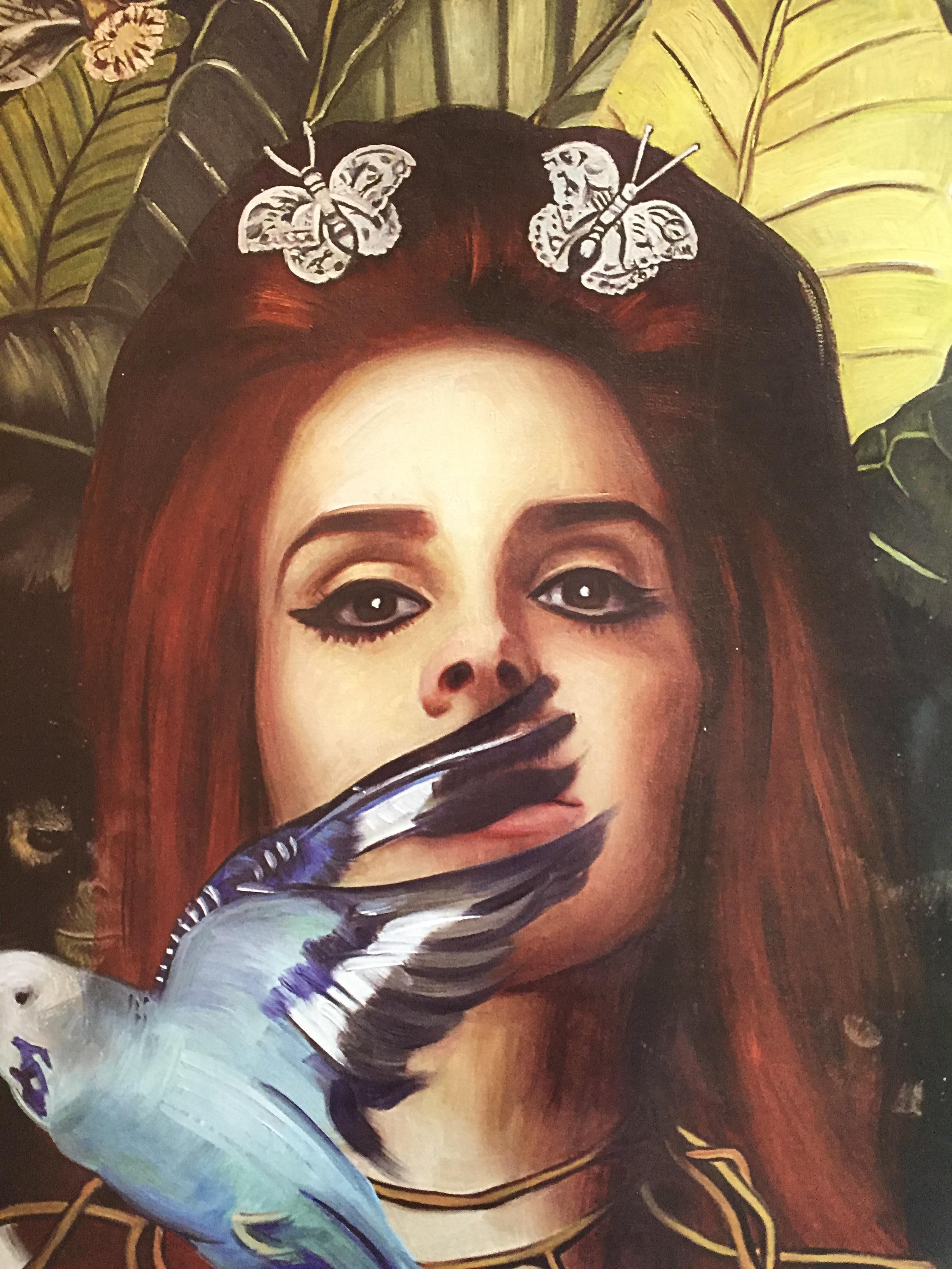 M. Brainwash Lady in the Gardern - 2014 - Lithographie d'art signée Street Art  en vente 6