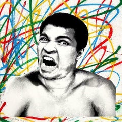 Mr. Brainwash, Legendary Ali Screen print hand finish signed and numbered