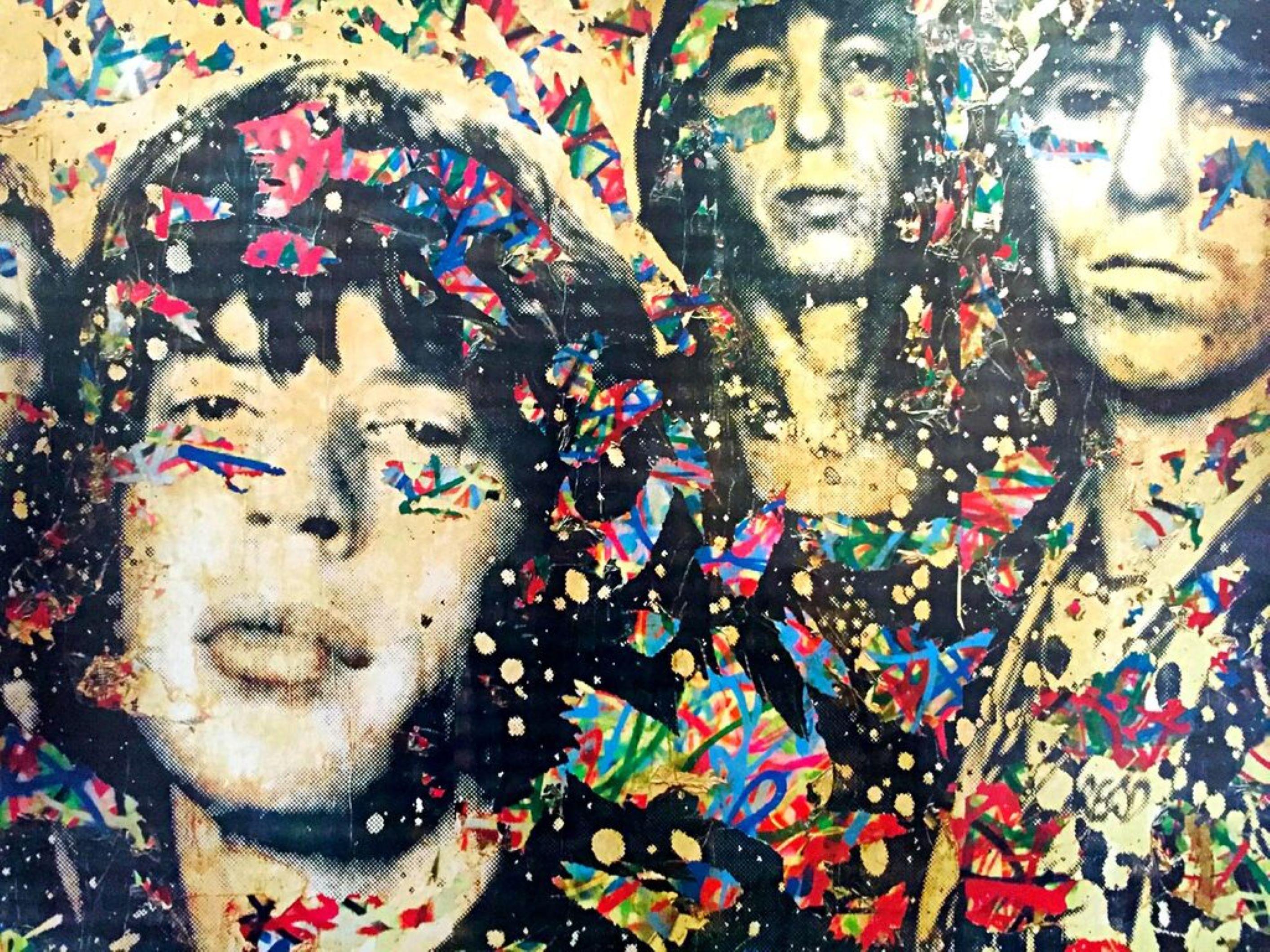Mr. Brainwash, Mick Jagger and The Rolling Stones, rare lithographic poster 2