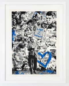 Mr. Brainwash Street Art Serigrafia, 2012, firmata, Keep a Child Alive (Blu)