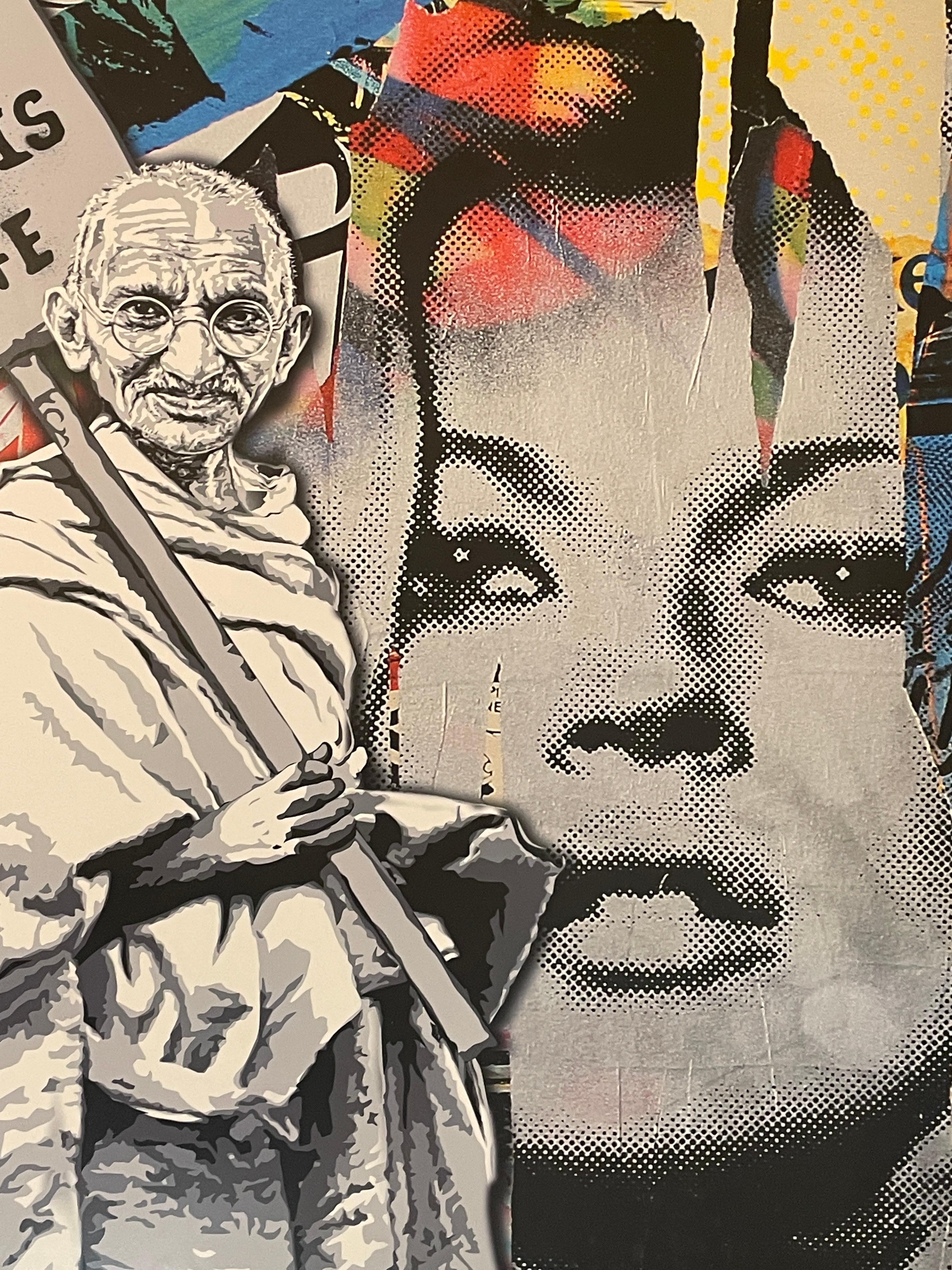 Mr. Brainwash Where There Is Love There Is Life Signed NYC ICONS Show Kate Moss  For Sale 2