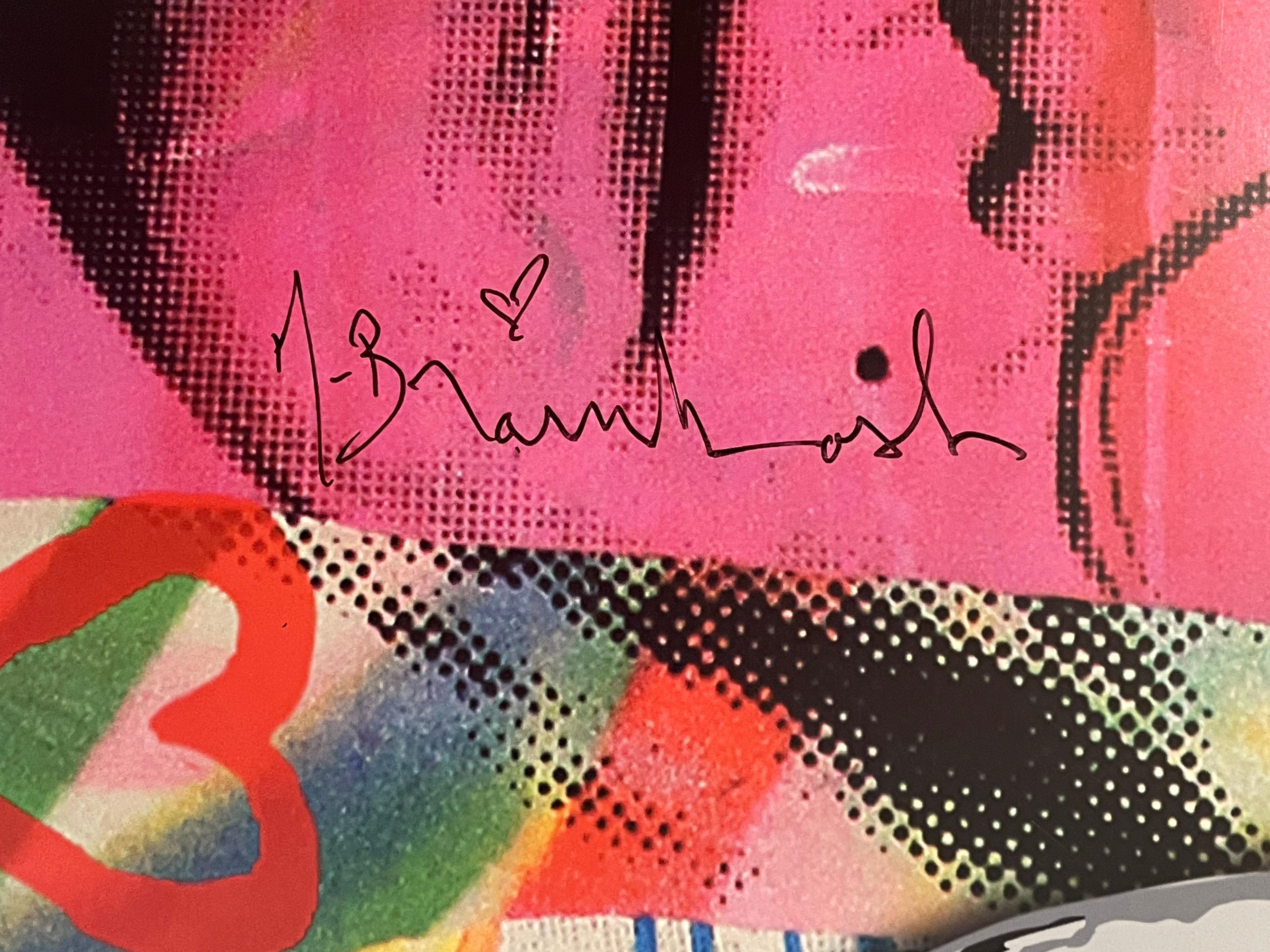 Mr. Brainwash Where There Is Love There Is Life Signed NYC ICONS Show Kate Moss  For Sale 4