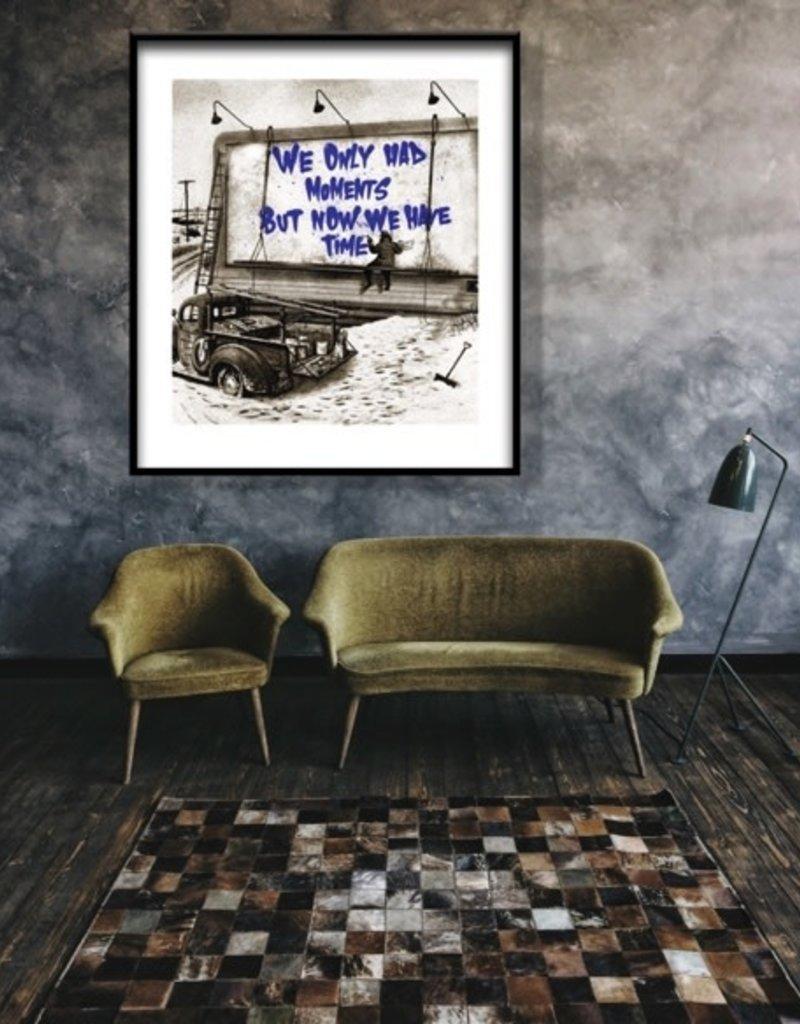 Now Is The Time (Blue) - Print by Mr. Brainwash