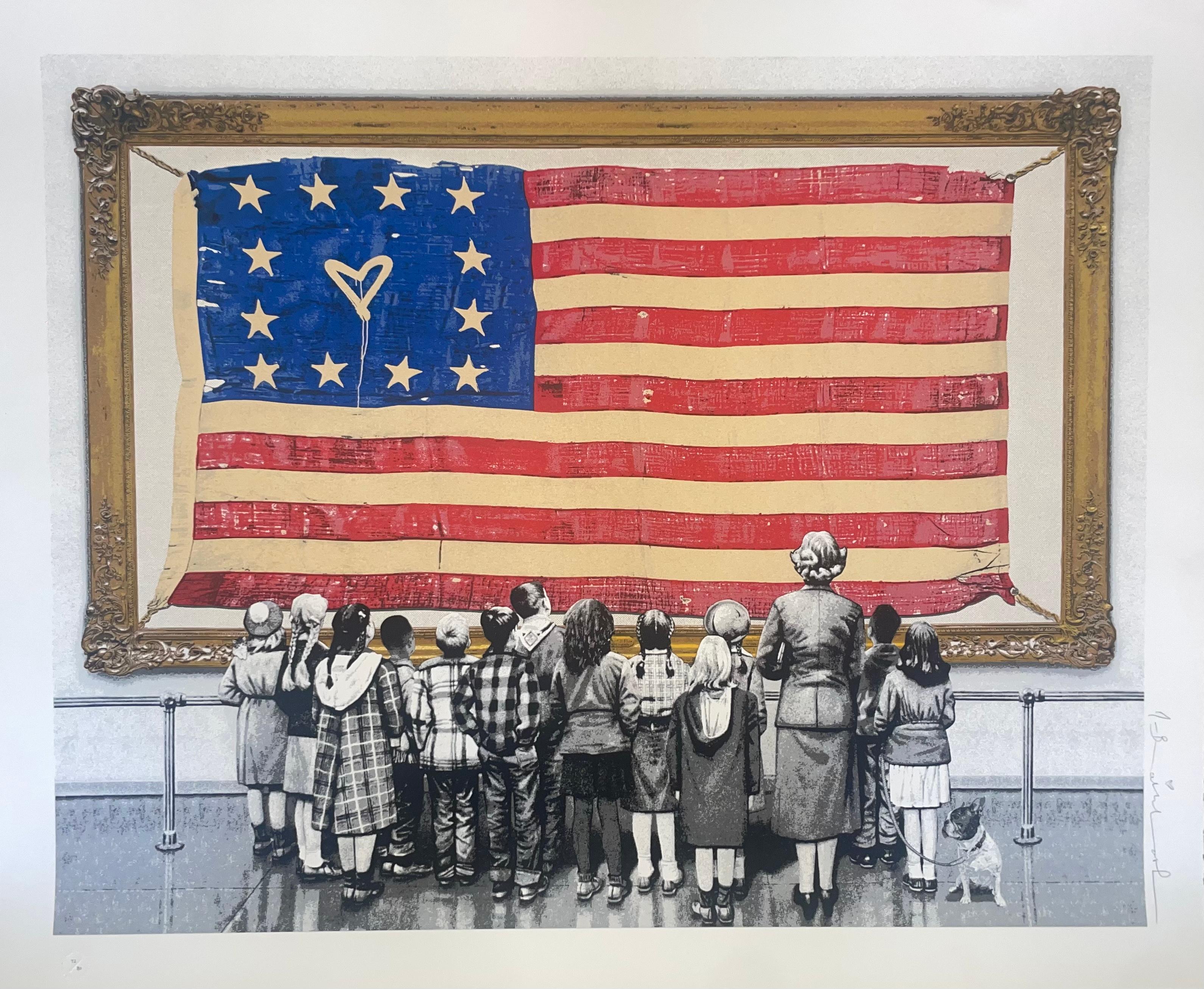Old Glory - Print by Mr. Brainwash