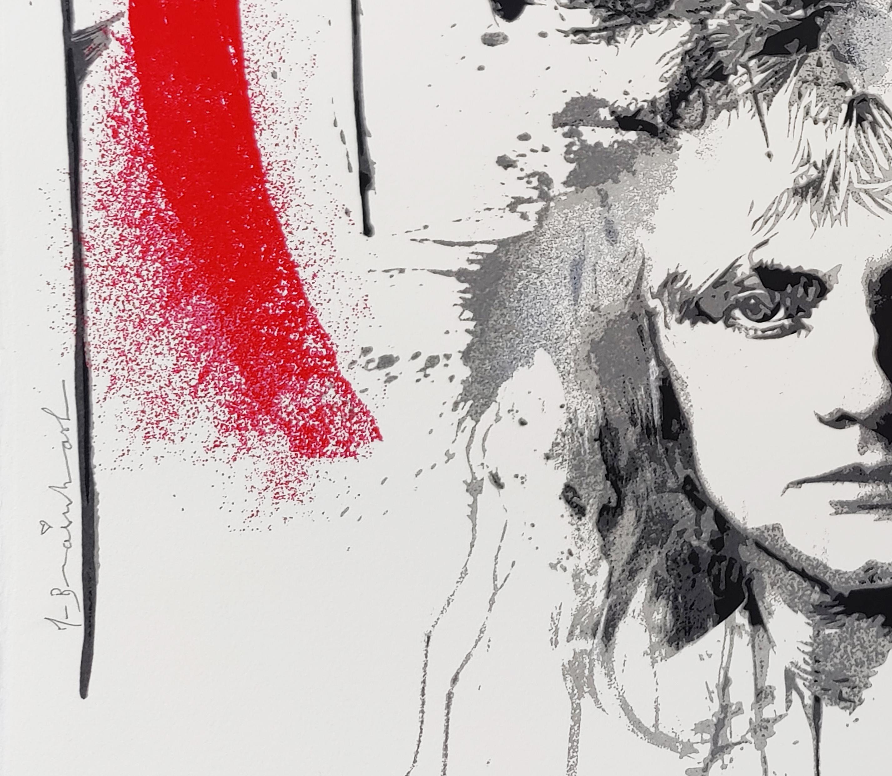 Queen Product Mr. Brainwash Red 2014 Contemporary Street Art Limited Edition en vente 2