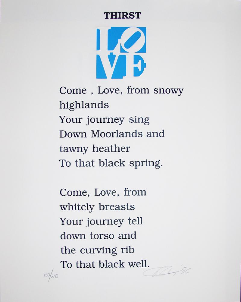 The Book of Love Poem (Thirst) - Print by Mr. Brainwash