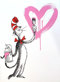 The Cat and The Heart (Pink)