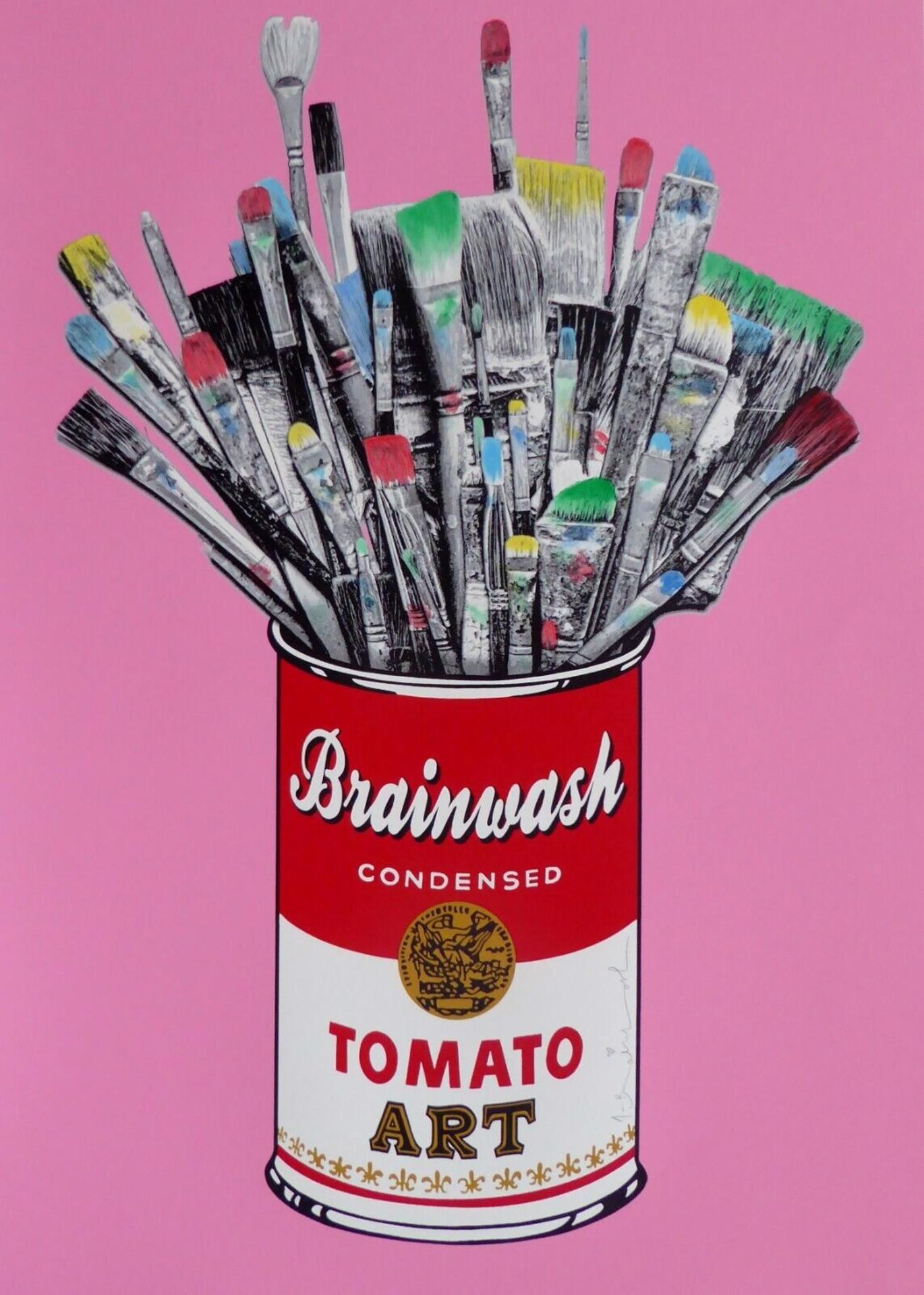 Tomato Pop - Pink, 2023 - Print by Mr. Brainwash