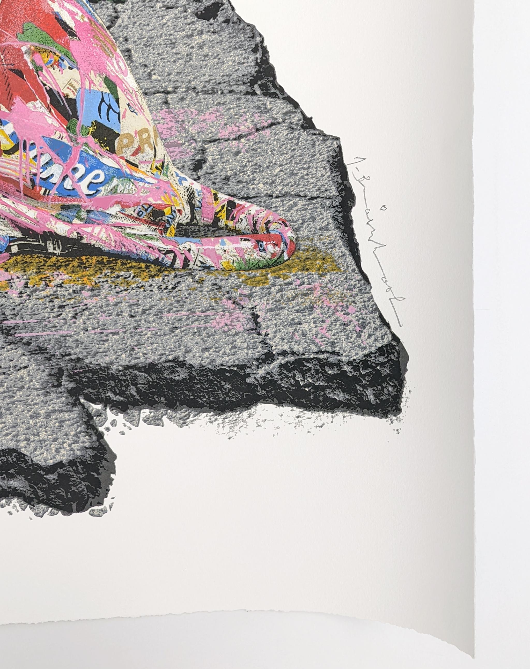 SANS TITRE (AIDE AU NEPAL) - Print de Mr. Brainwash