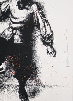 Watch Out! Orange by Mr. Brainwash - Street Art Print, Unique & Hand Finished
