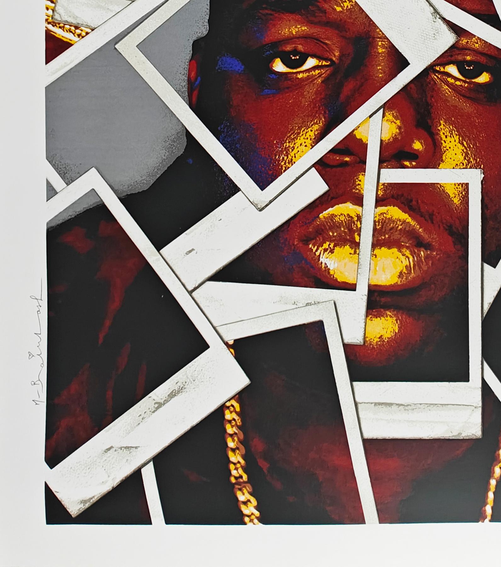 Ci manchi B.I.G, Grey, (Notorious BIG) Mr. Brainwash in vendita 2